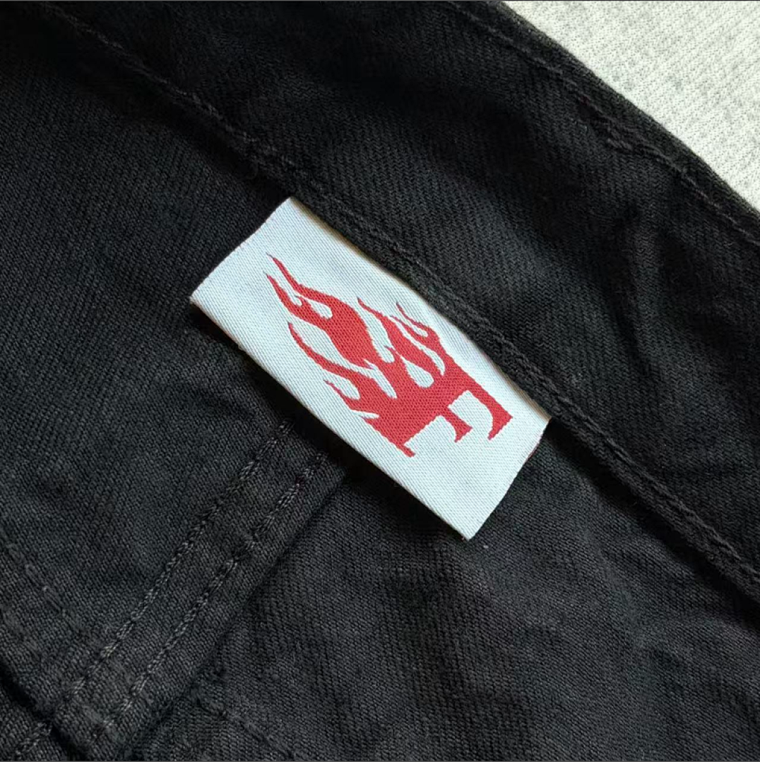 Firemade Fyredwrld Jet Black Selvedge Denim Jeans - Image 5
