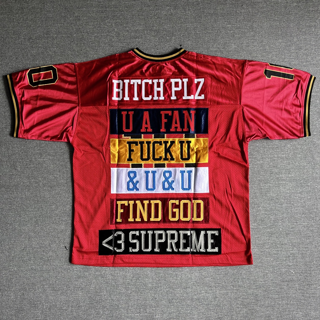 Supreme Find God Football Jersey - Image 9