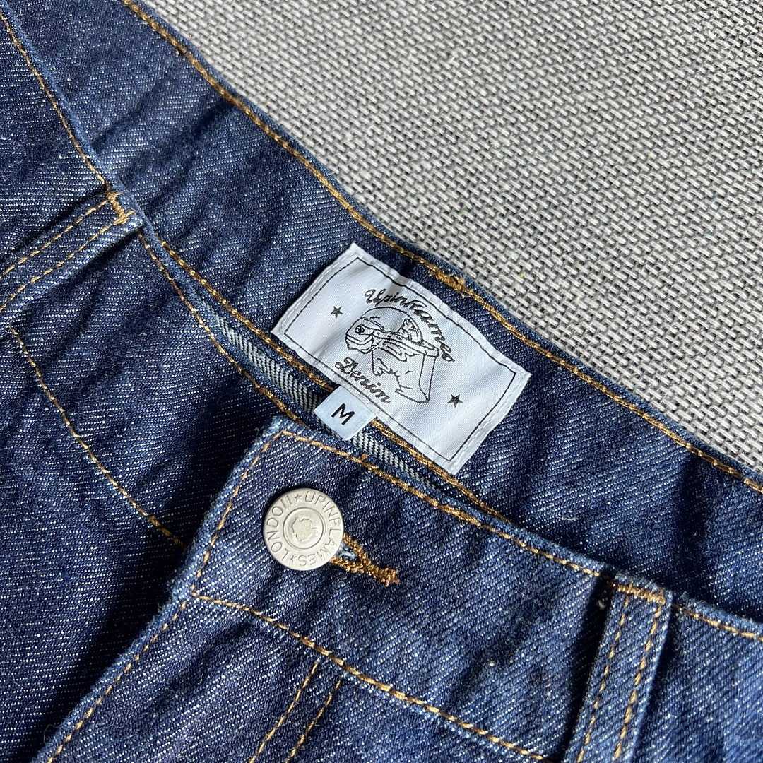 Up In Flames short Logo Jorts - Indigo - Image 7