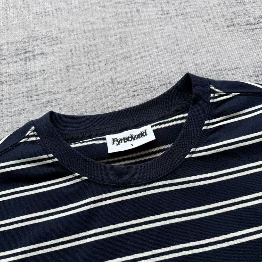 Firemade Fyredwrld Striped Long Sleeve Navy (Inspired By Colehenry) - Image 3
