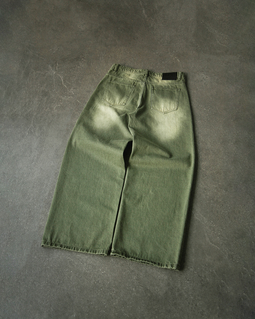 Mobius Matcha Baggy Jeans - Image 2