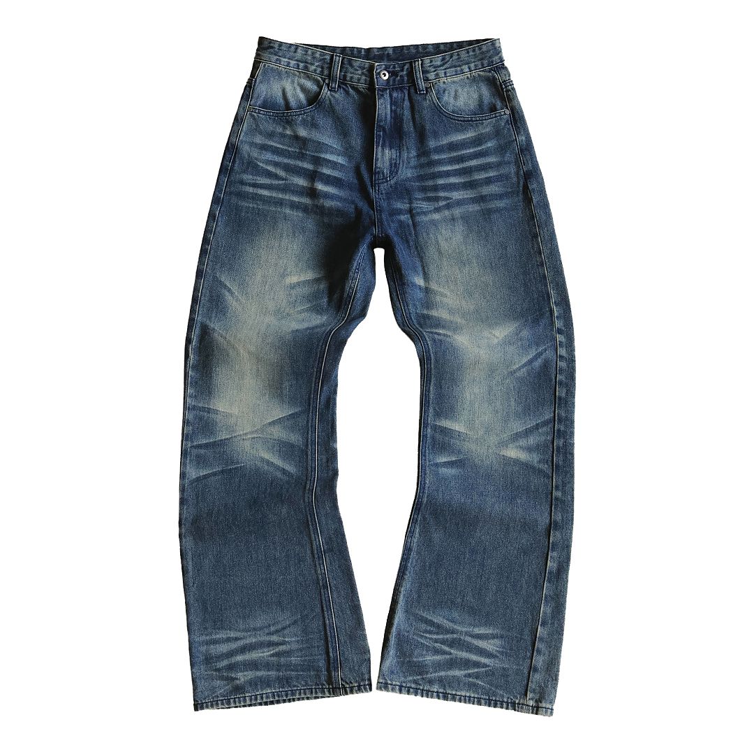 SOLVA "Tide Mark" Slim Bootcut Blue Denim Jeans - Image 3