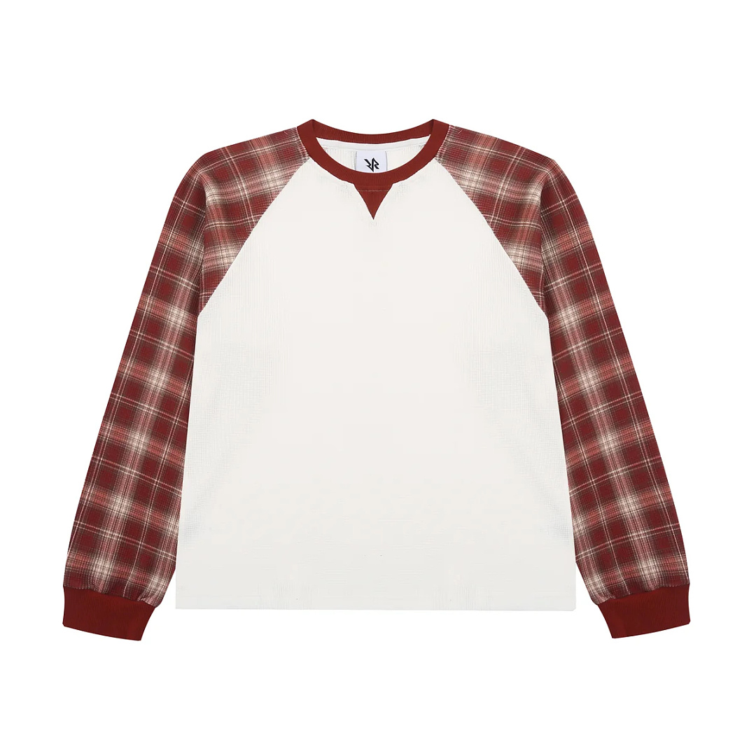 VRROCK VRK WAFFLE LONG SLEEVES (Wine) - Image 7