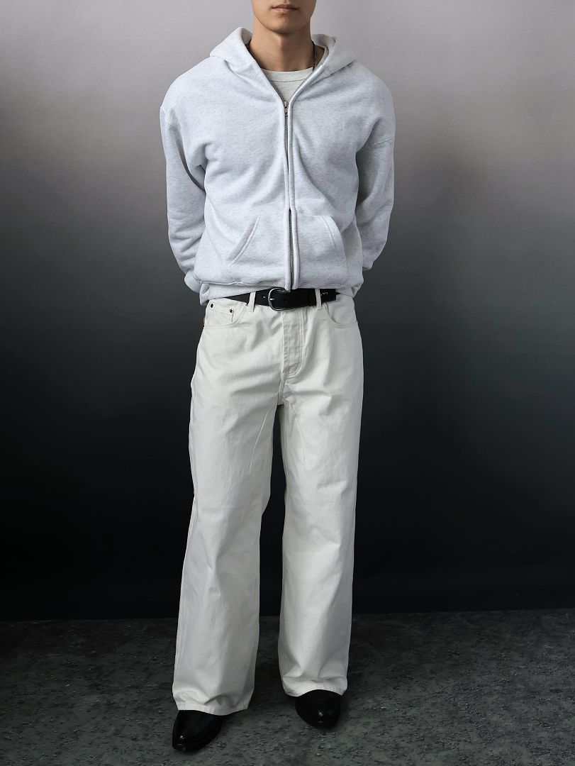 SOLVA "Final Form" Zip Up Hoodie (Grey) - Image 3