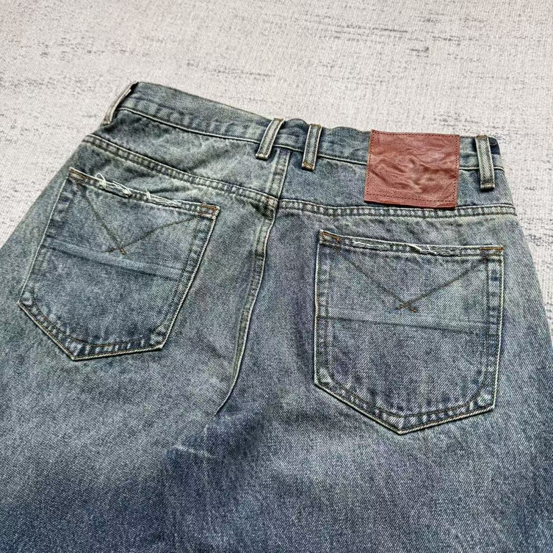 Firemade Fyredwrld Vintage Distressed Jeans | (Washed Blue) - Image 15