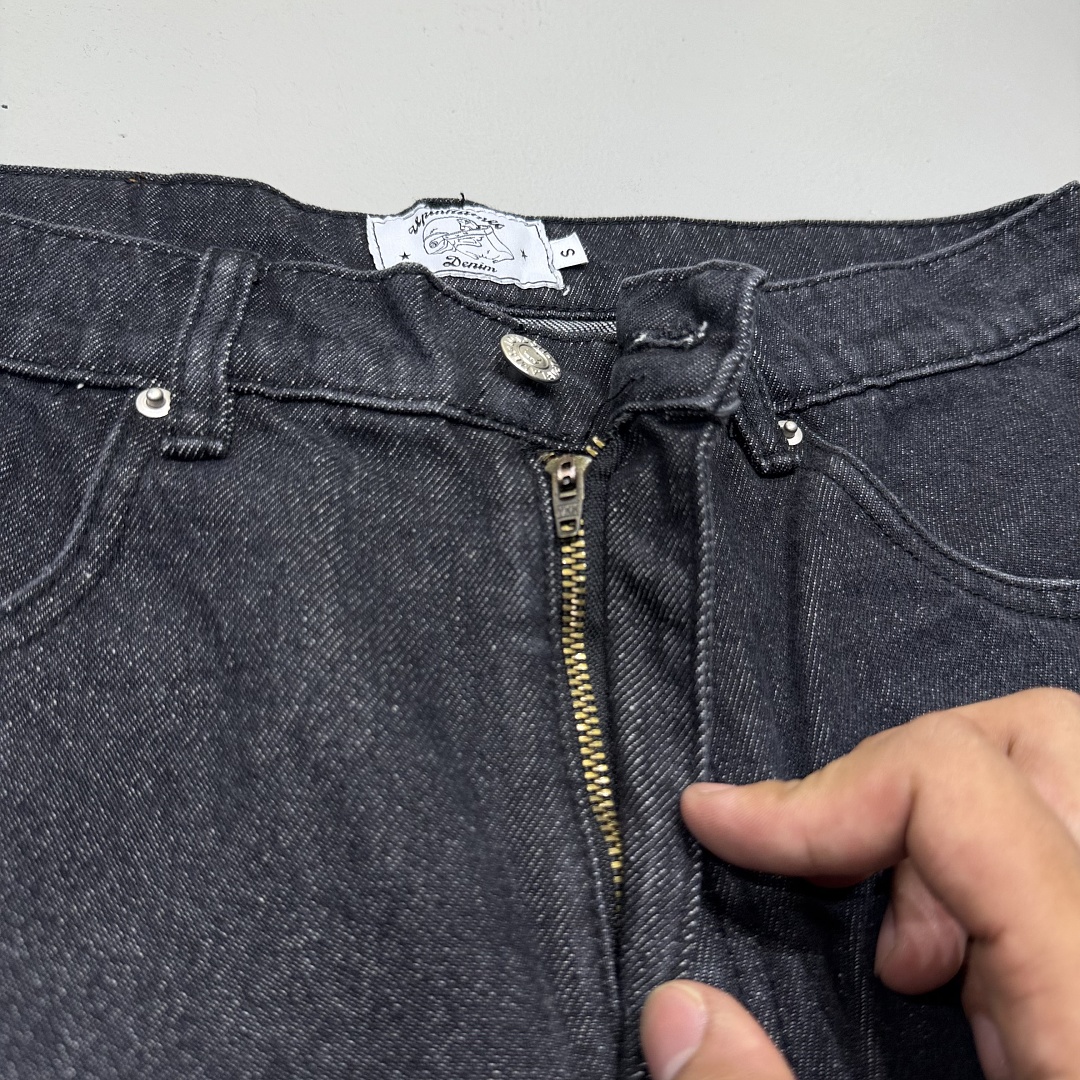 Up In Flames Denim Shorts - Image 16
