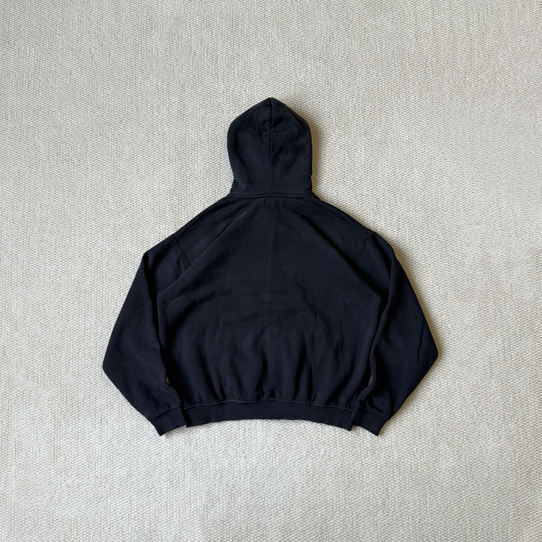 Dragon Union Dragonunion Dirty Fit Zip Hoodie (Black) - Image 3
