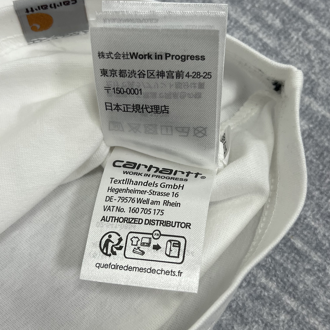 Carhartt WIP T-Shirt With A Floral And Butterfly Graphic Print On The Back - Image 4