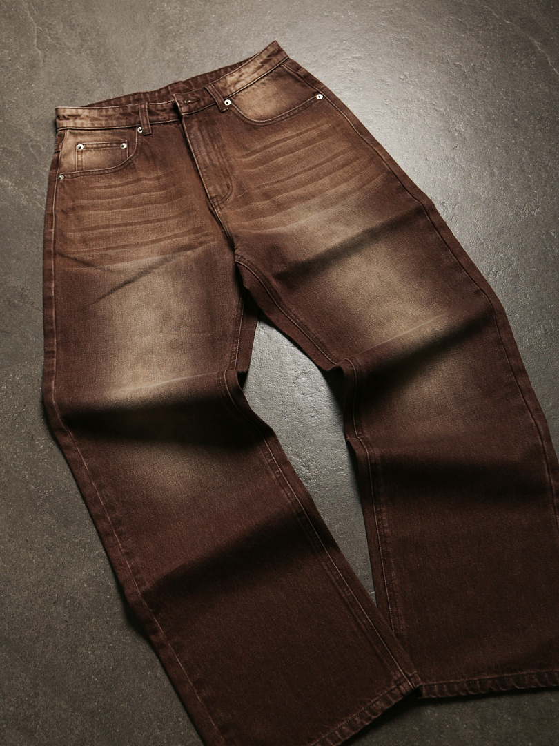 Mobius Cacao Baggy Jeans - Image 3