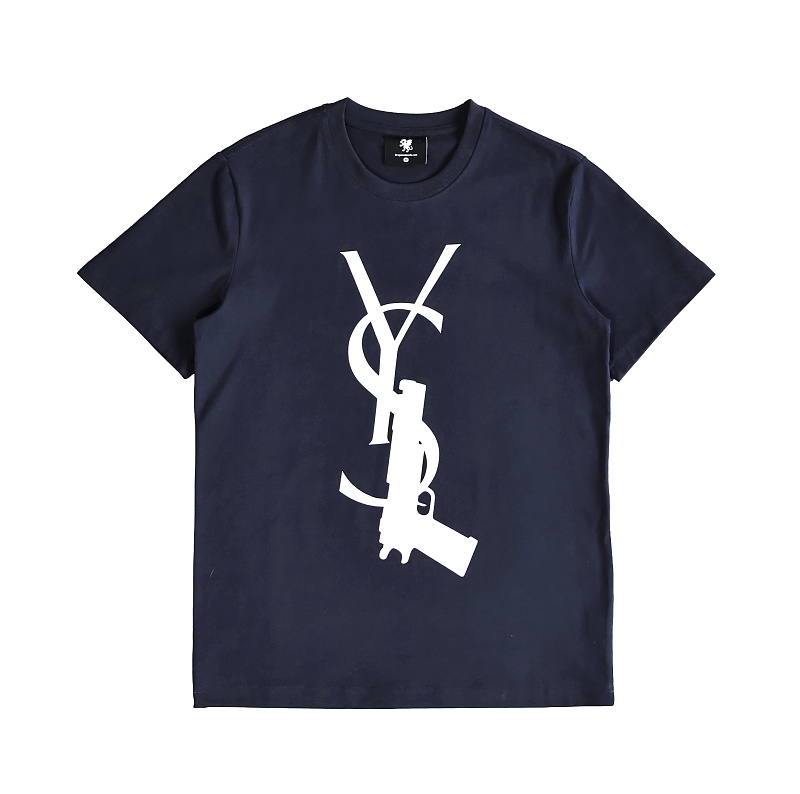 Trigger Slim Fit Trigger Monogram Tee (Navy)