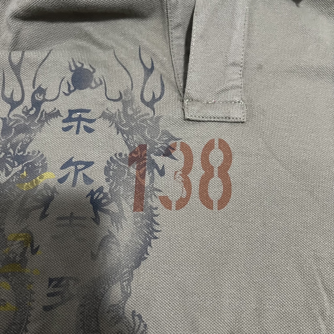 Ralph Lauren Lauren Polo Shirt Green Asia Dragon - Image 11