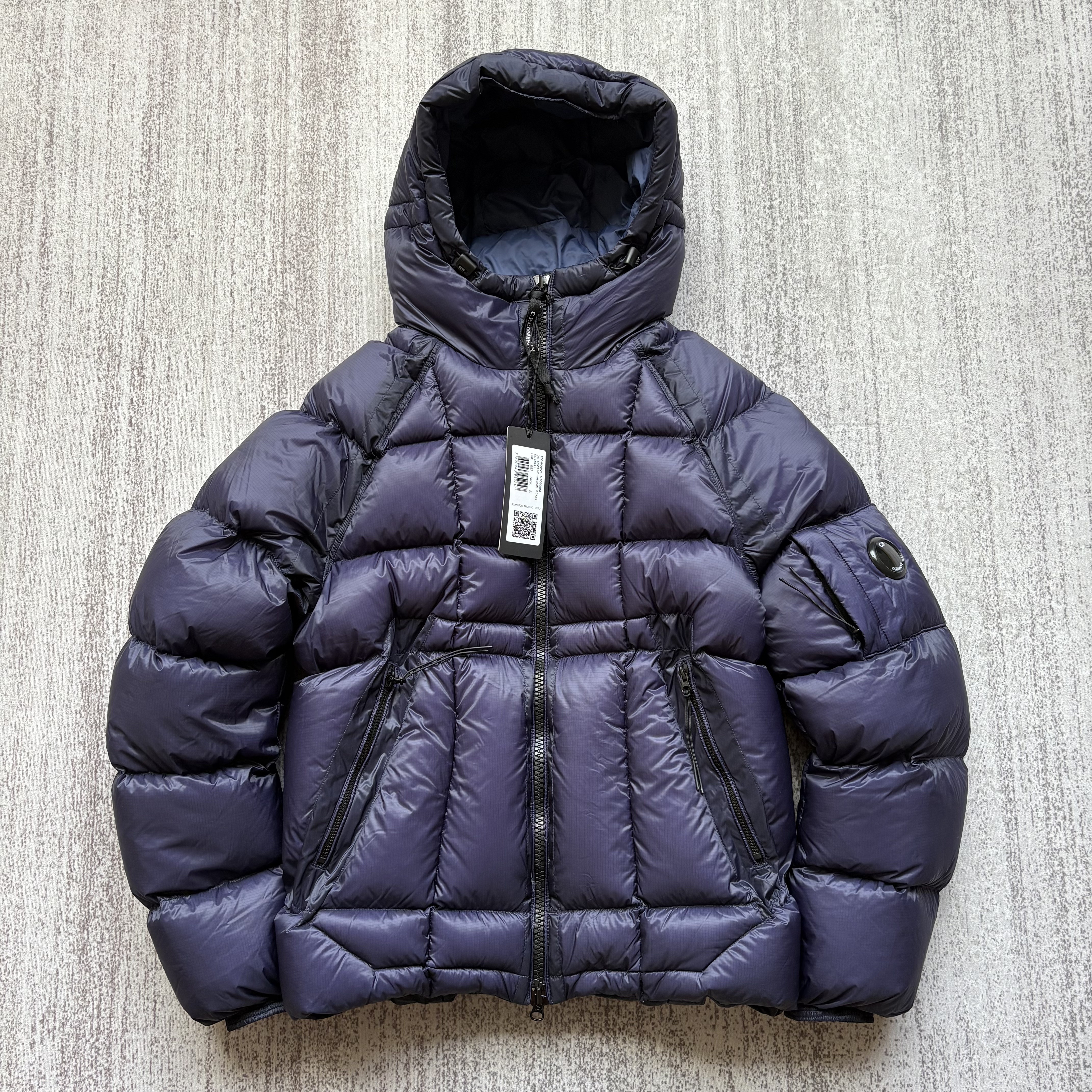 C.P. Company BLUE CP DD SHELL PUFF JACKET (Goose Down) - Image 19