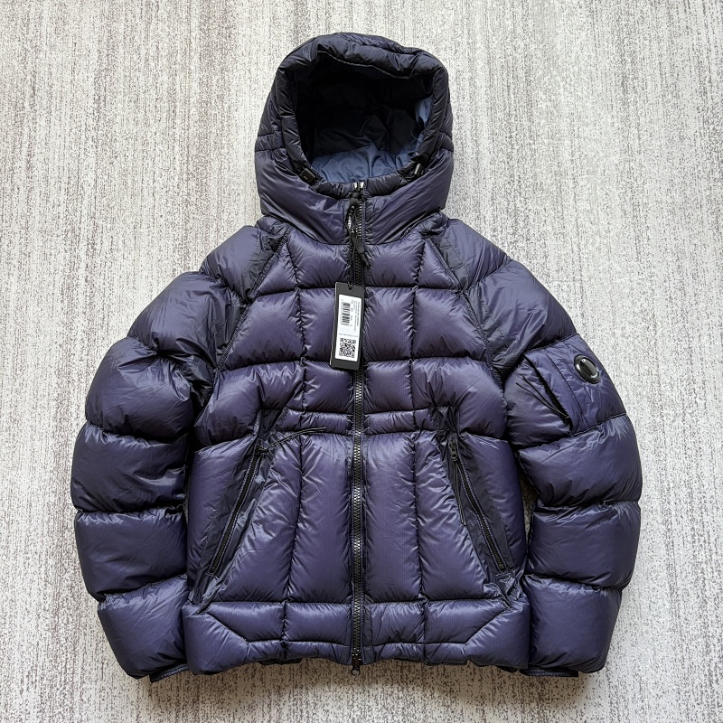 C.P. Company BLUE CP DD SHELL PUFF JACKET (Goose Down)