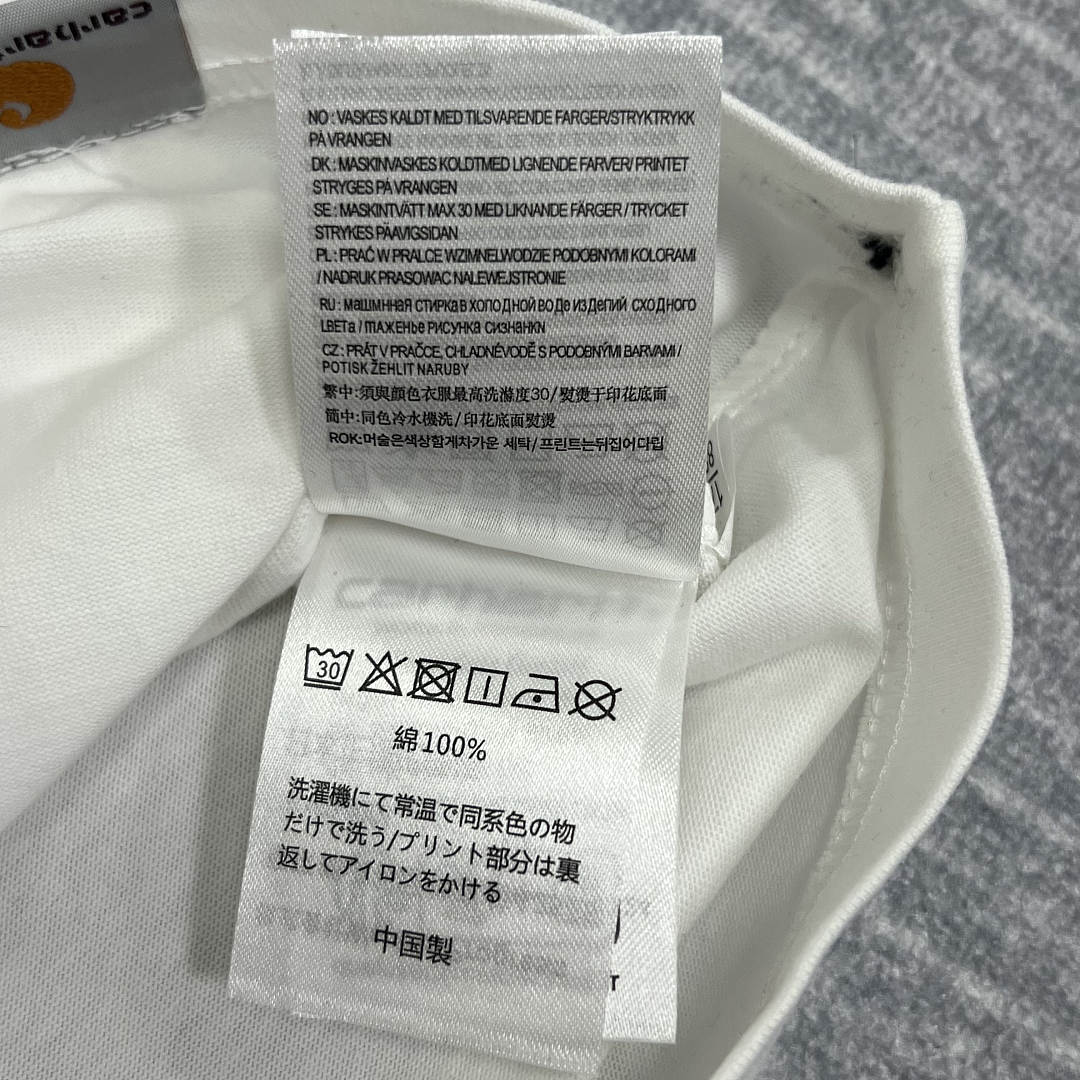 Carhartt WIP T-Shirt With A Floral And Butterfly Graphic Print On The Back - Image 5