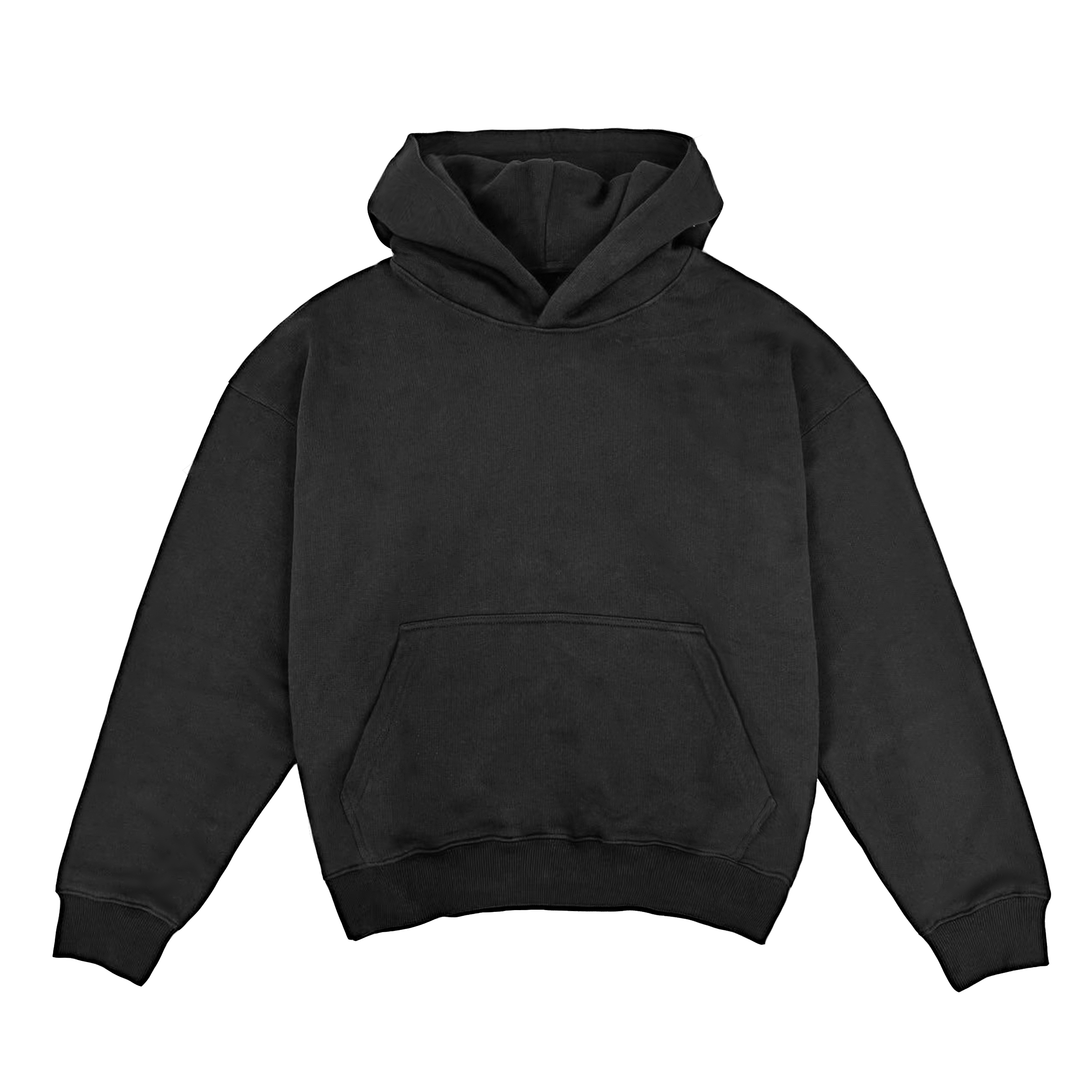 Unbranded GSM Dark grayCropped Hoodie - Image 8