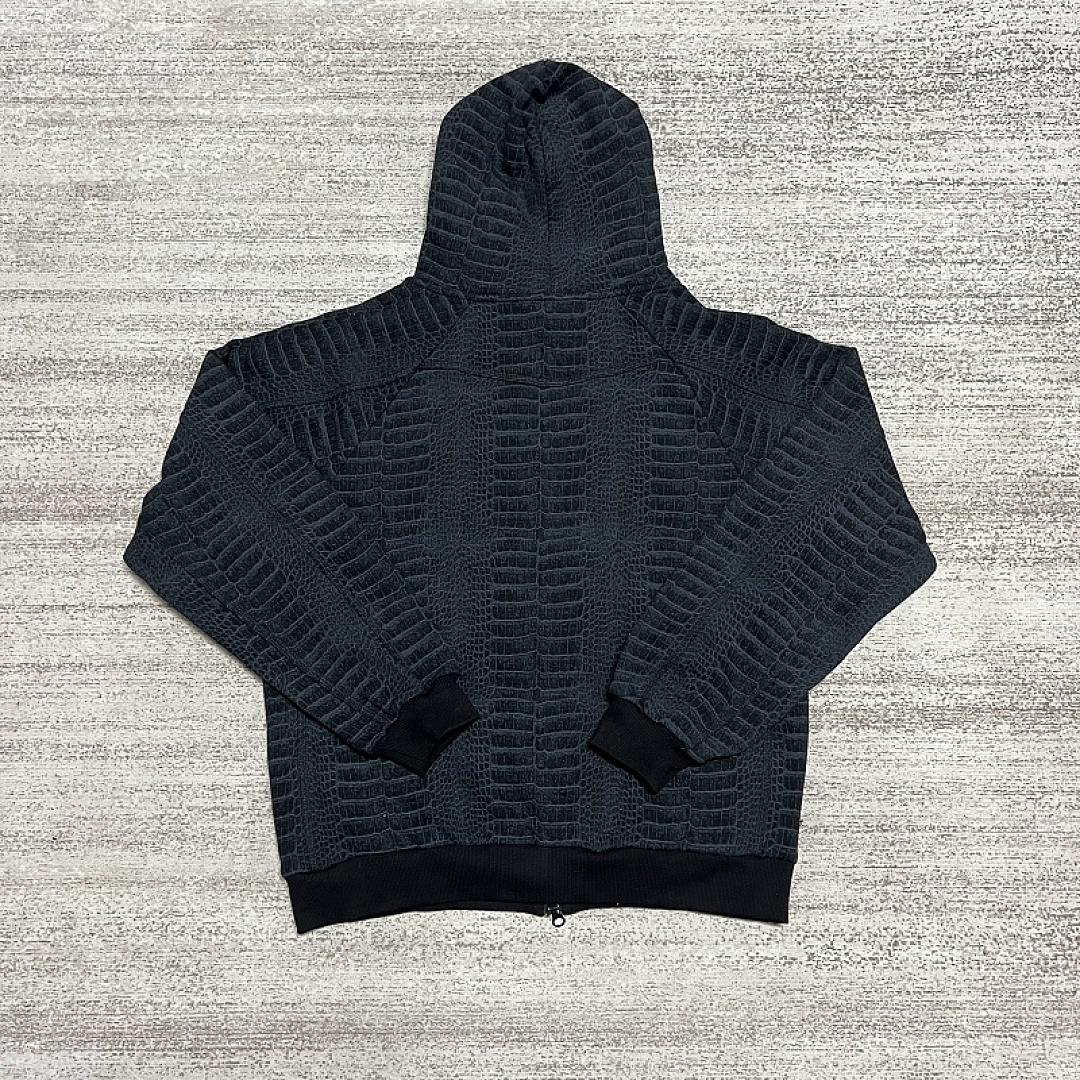 Kroen Croclock Hoodie (Black) - Image 35