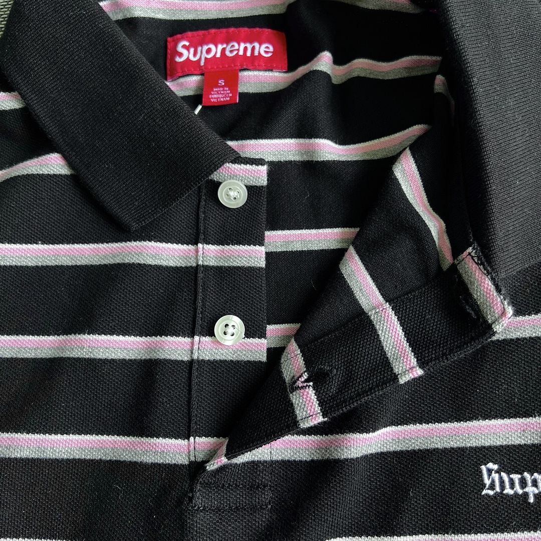 Supreme WEEK3 Washed Stripe Polo - Image 27