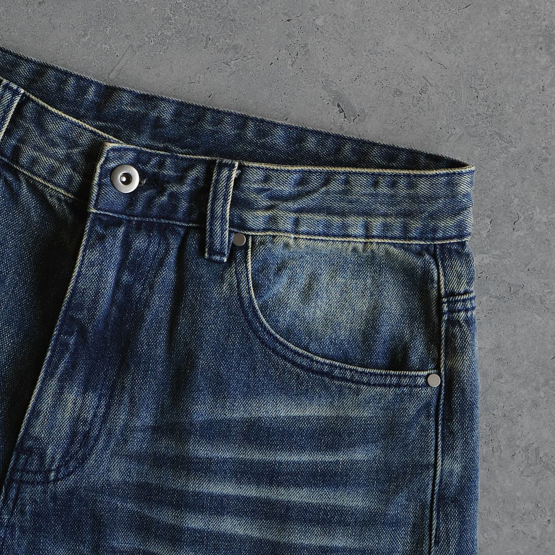 SOLVA "Tide Mark" Slim Bootcut Blue Denim Jeans - Image 10