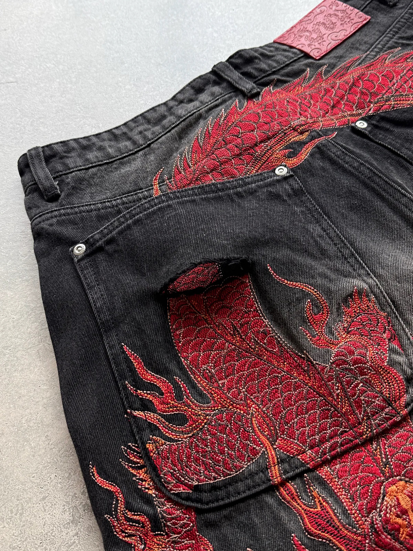 VRK “Crimson Rift” Dragon Baggy Jorts - Image 7