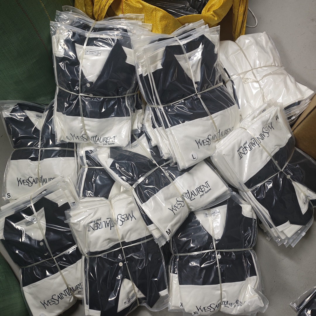 Saint Laurent YSL Vintage Polos (White) - Image 4