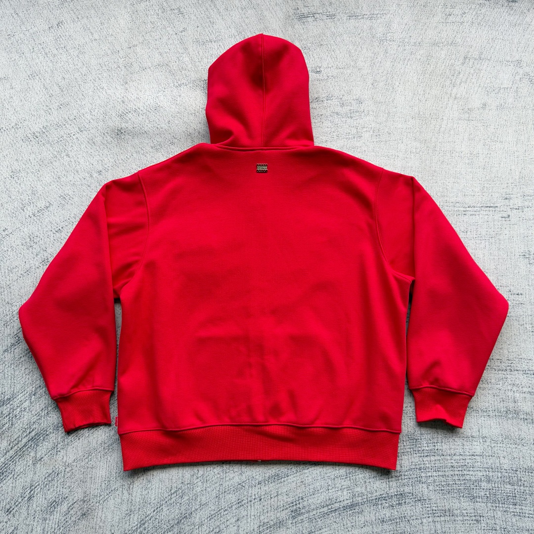 Supreme Bb Simon Zip Up Hoodie (Red) - Image 12