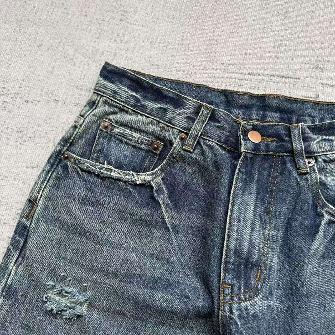 Firemade Fyredwrld Vintage Distressed Jeans | (Washed Blue) - Image 5