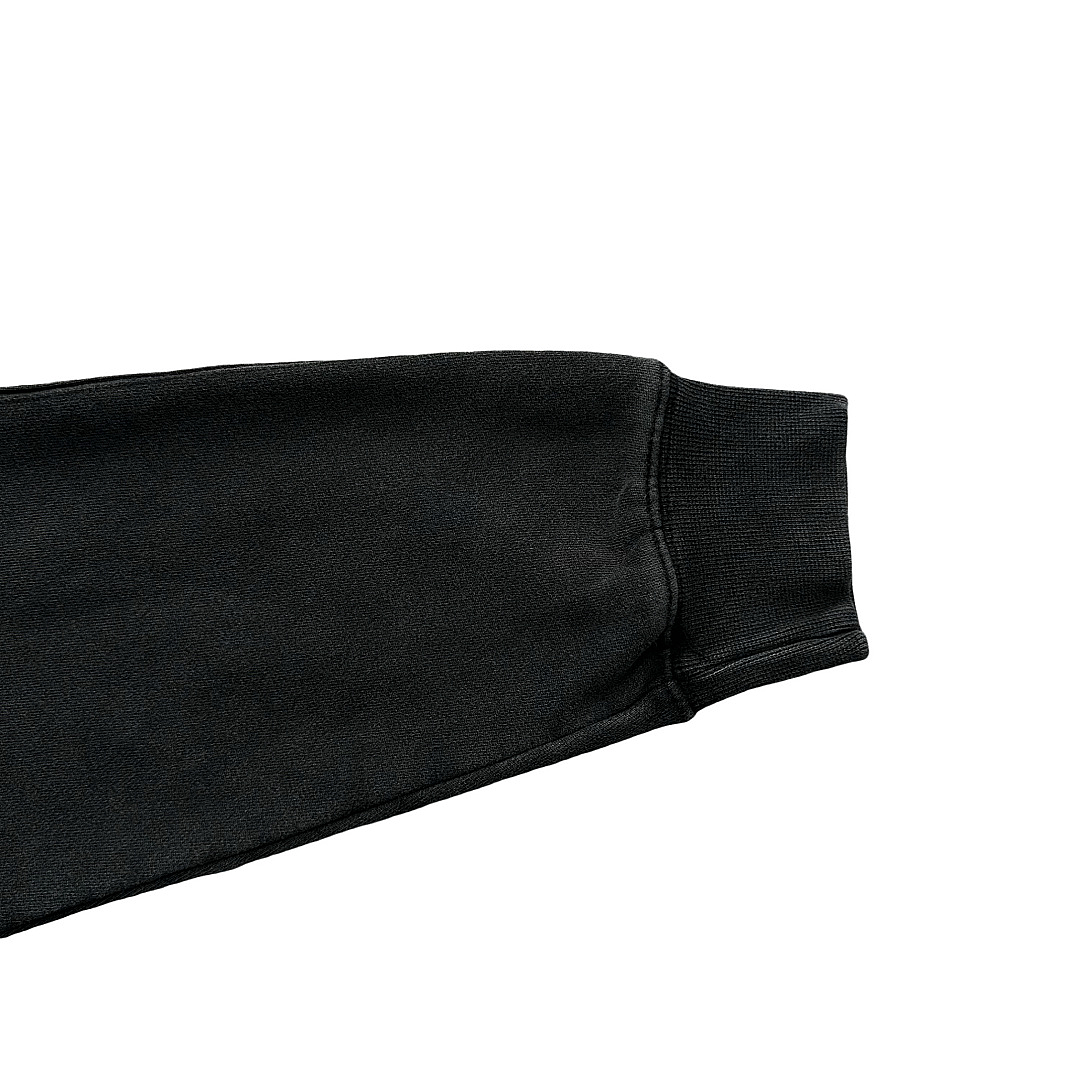 Unbranded 520GSM "Washed Black" Boxy Hoodie (With Lobster Clasp Detail) - Image 10