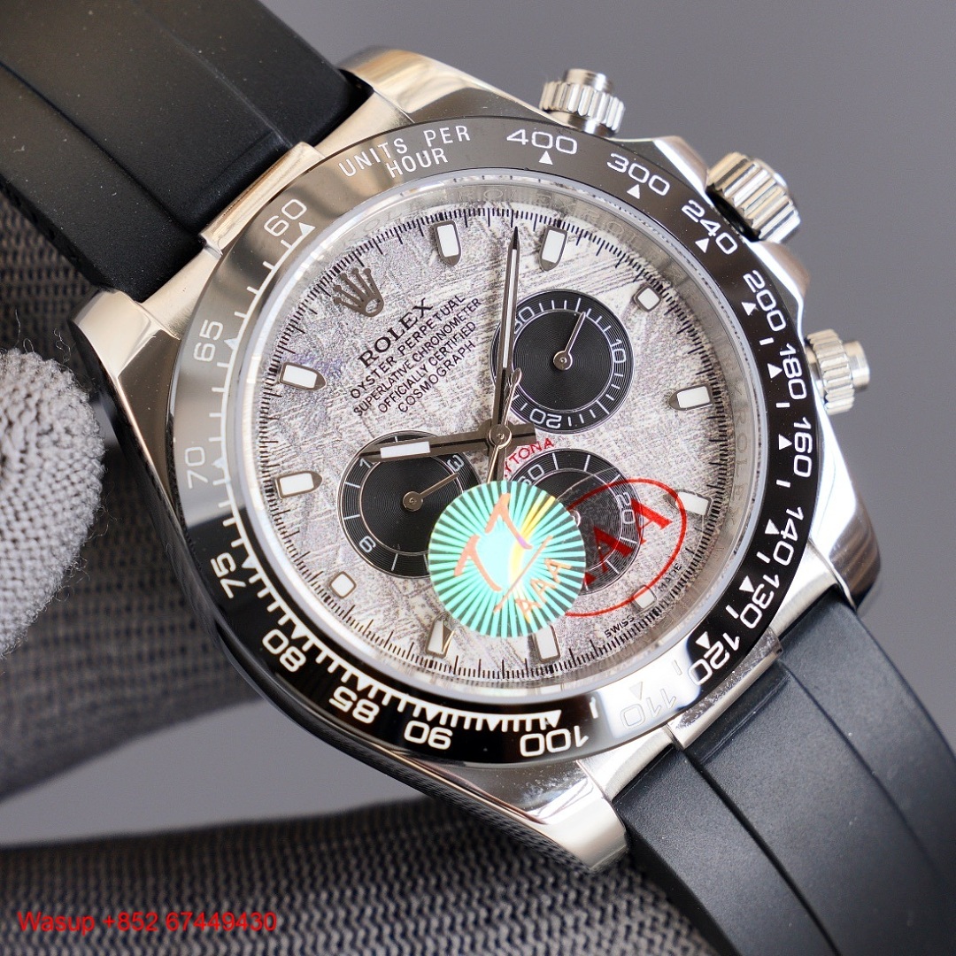 On Running Rolex Cosmograph Daytona 40Mm 116519LN Meteorite Index Dial - Image 7