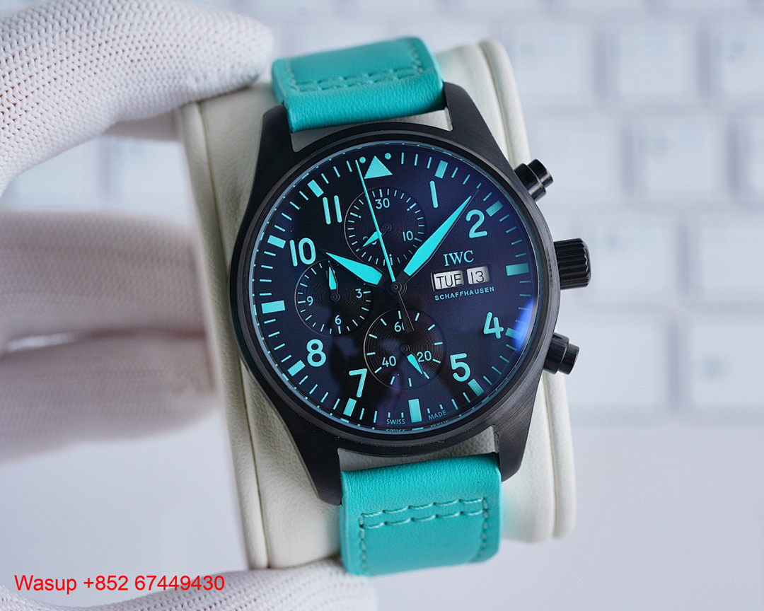Other IWC Pilot Chronograph 41 Edition Mercedes AMG Petronas Formula One Team Blue Dial - Image 6