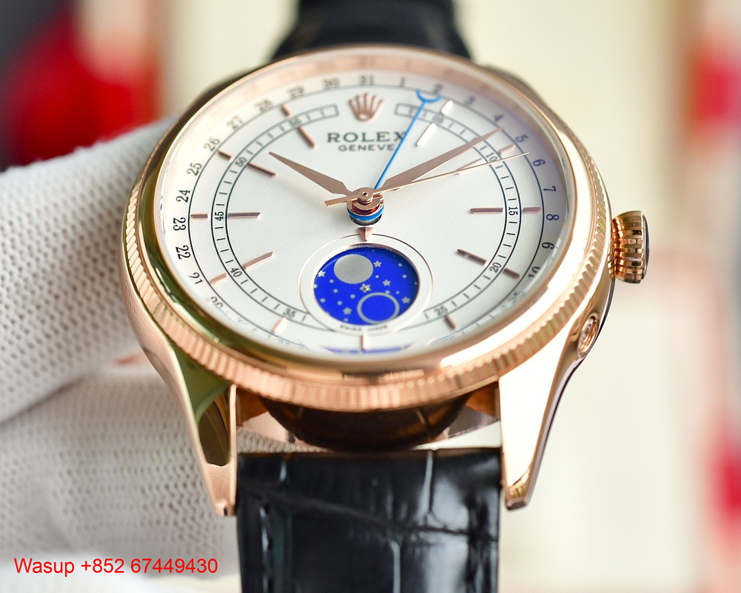 Other Rolex Cellini 50509 White Dial Black Band - Image 8
