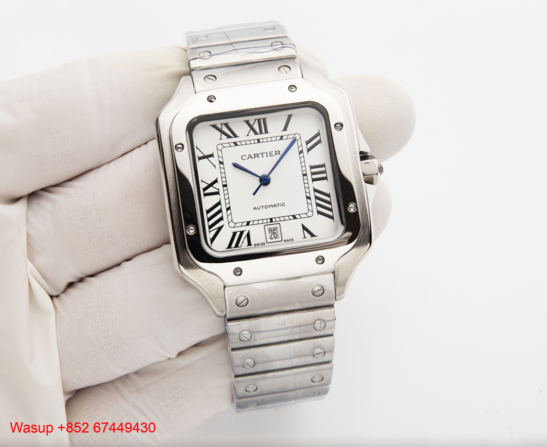 Other Cartier Santos De CRWSSA0018 Stainless Steel White Dial - Image 6