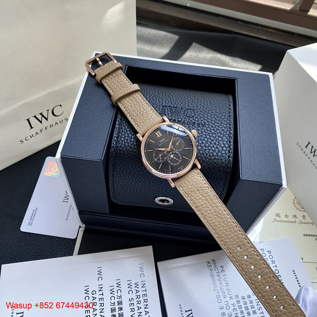 Other IWC Schaffhausen Portofino Perpetual Calendar Rose (Gold) - Image 9
