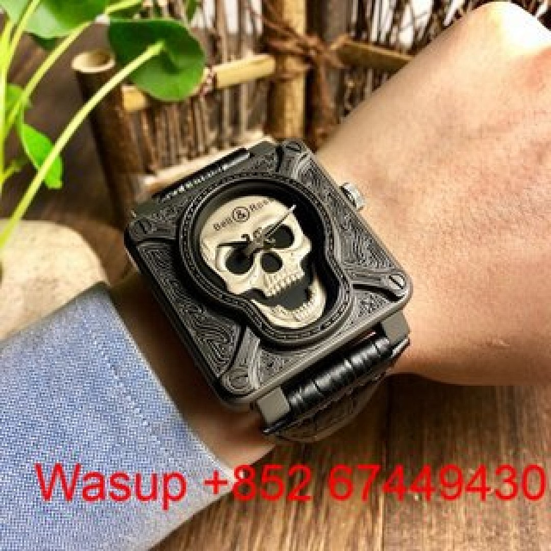 Other Bell Ross BR 01 Skull Black Case Band - Image 5