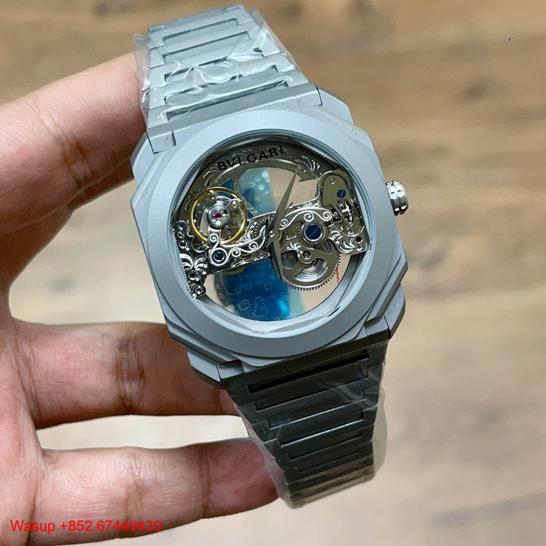 Other BVLGARI OCTO Finissimo Skeleton Black Case - Image 8