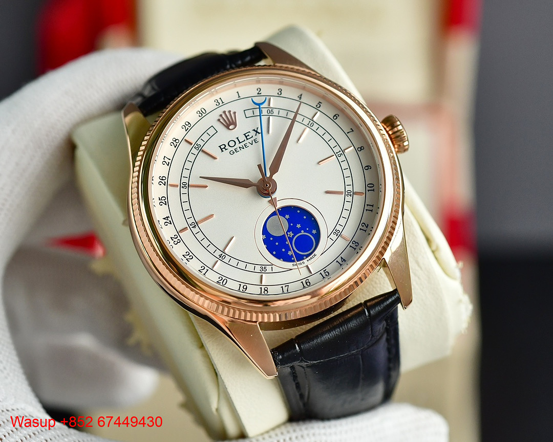 Other Rolex Cellini 50509 White Dial Black Band - Image 7