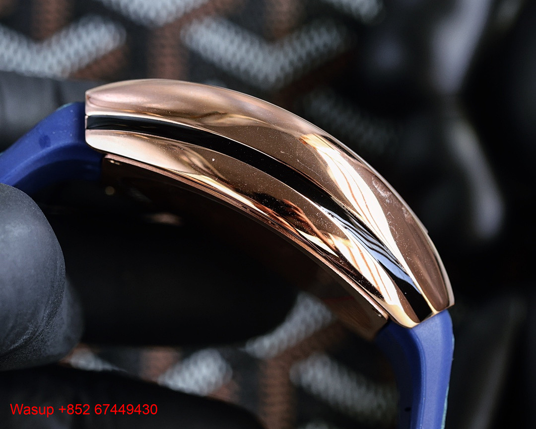Other Franck Muller V45 SC DT Rose Gold Blue Dial - Image 4