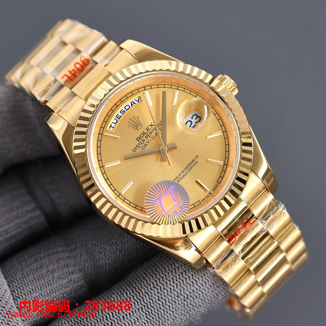 Other Rolex Day Date 118238 Yellow Gold Case Flat Black Dial - Image 8