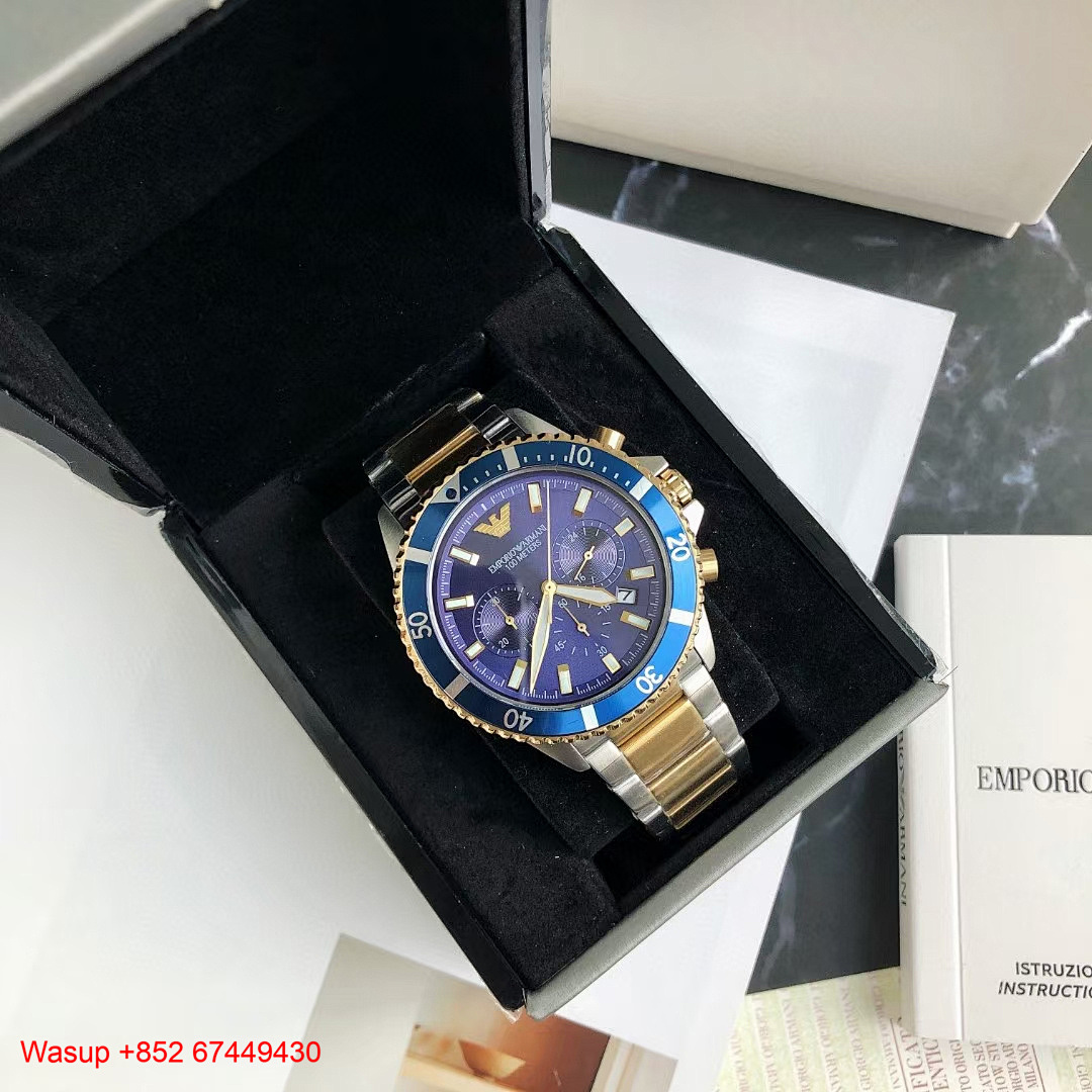 Chanel Armani AR11362 Blue Dial - Image 8