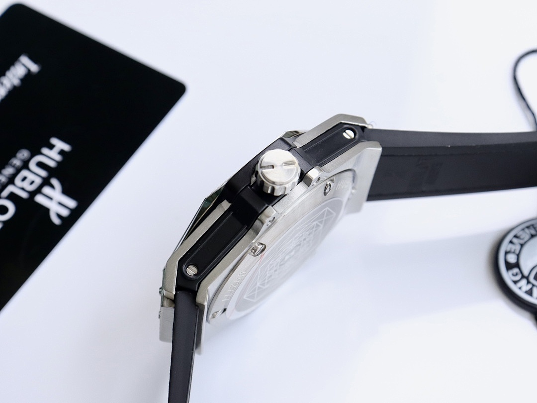 Other HB Big Bang Sang Bleu II Silver Black Dial - Image 5