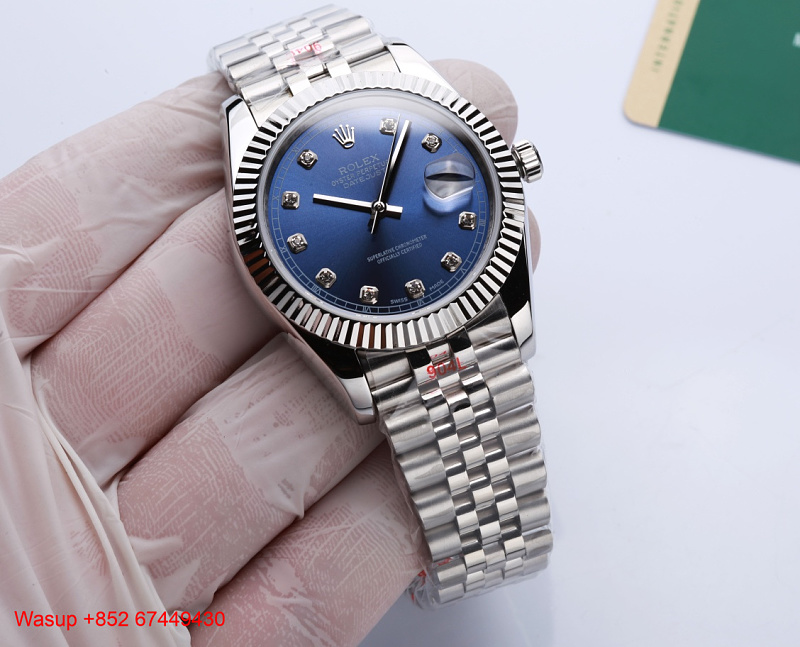 Rolex Datejust M126234 Blue Dial Diamond Hourmarker, photo 1