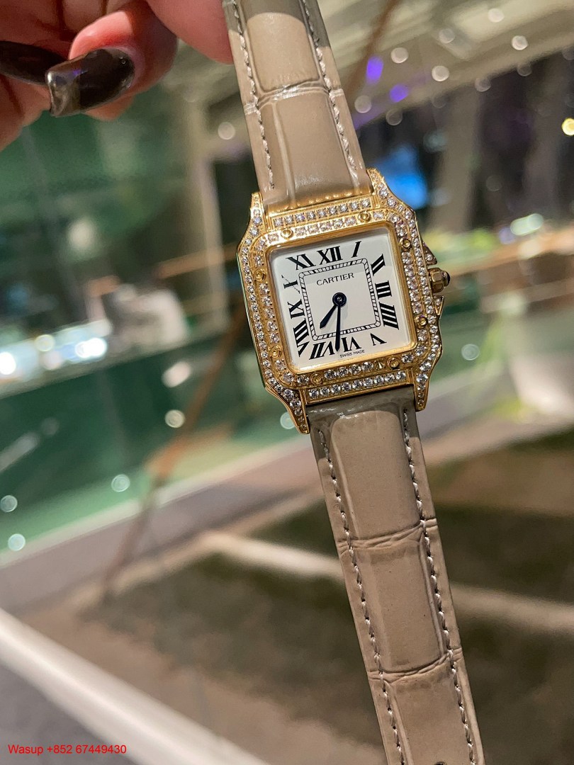 Other Panthere De Cartier WGPN0009 Yellow Gold Blue Band With Diamond - Image 5