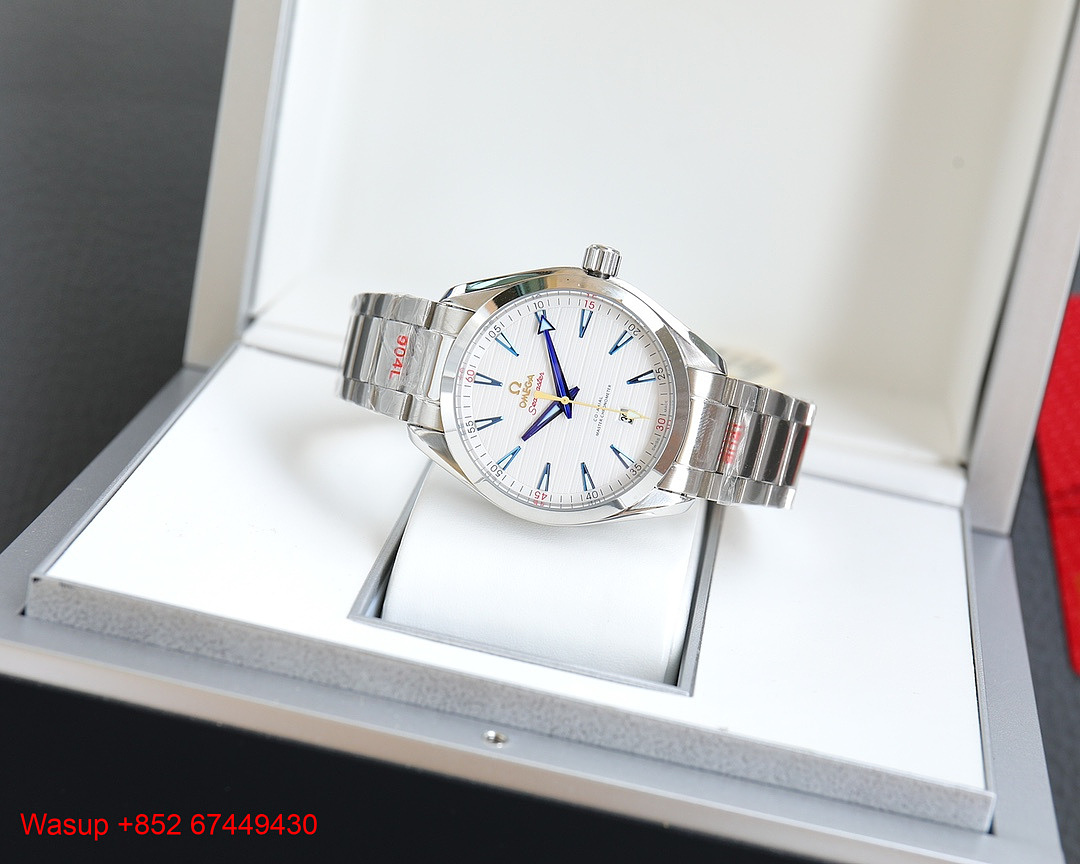 Other Omega Seamaster 150M White Dial Yellow Hand Steel Band - Image 6