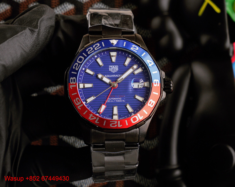 TAG Aquaracer GMT Blue Dial, photo 1