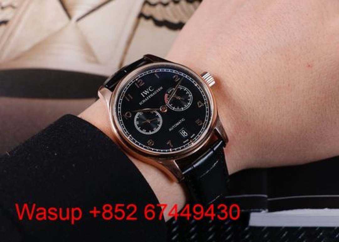 Other IWC Portuguese 7 Days IW5007 Rose Gold Black Dial