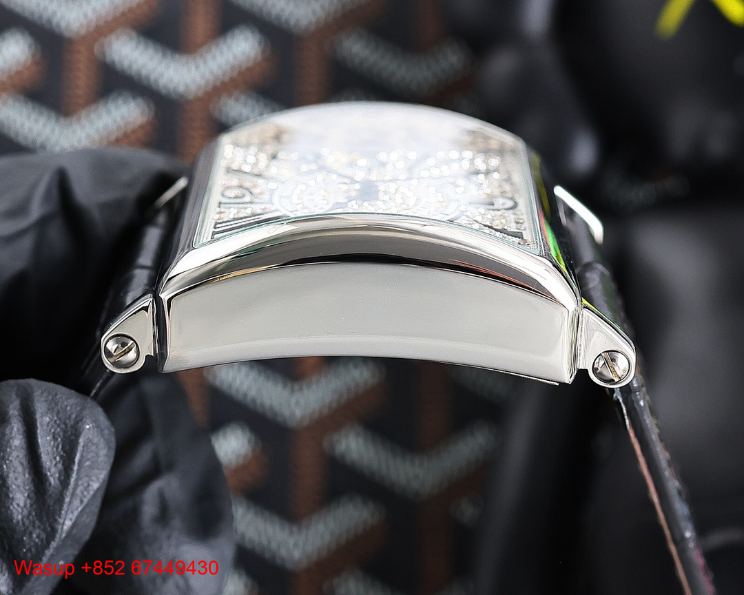 Other Franck Muller Full Diamond Silver Case - Image 5