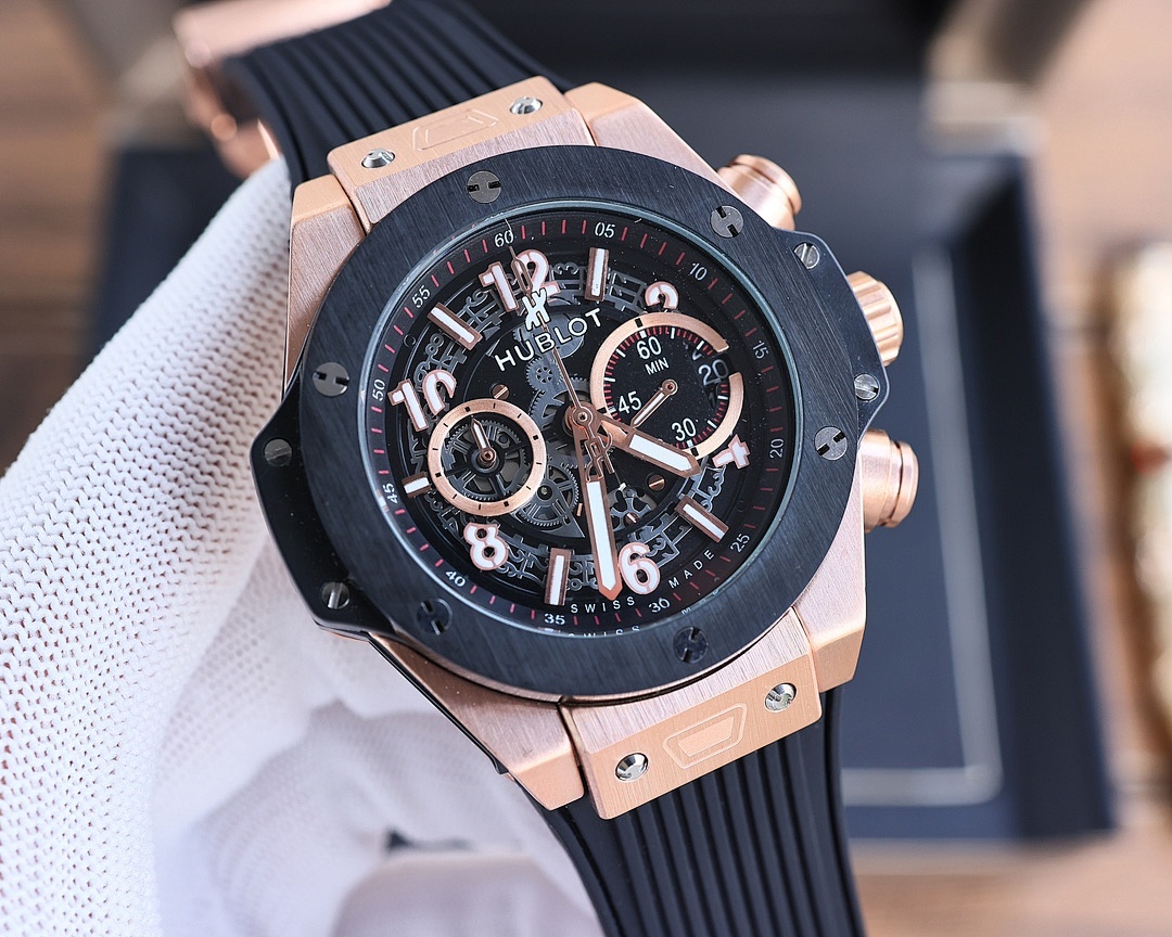 Other HB Big Bang Unico King Gold 421.OM.1180.RX Black Dial, photo 1