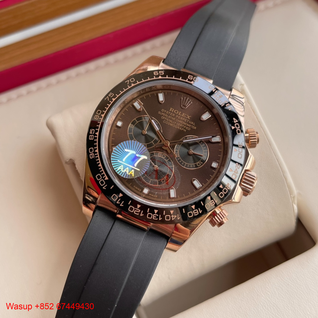 On Running Rolex Cosmograph Daytona 116515LN Rose Gold Chocolate Dial, photo 1