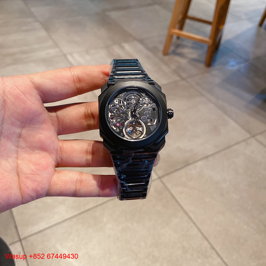 Other BVLGARI OCTO Finissimo Skeleton Full (Black) - Image 4