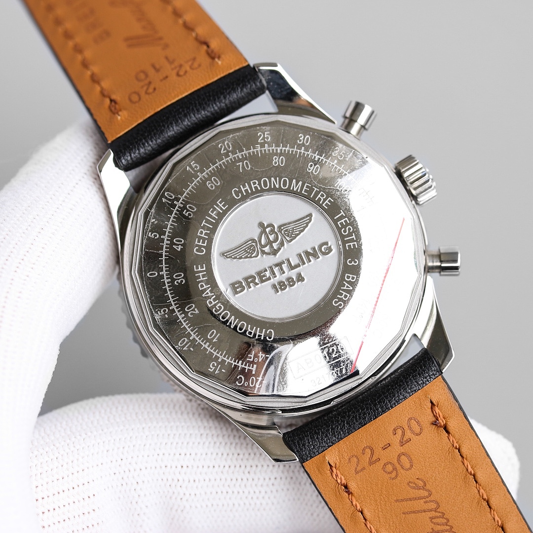 Other Breitling Navitimer Chronograph AB0138211B1A1 Black Dial Leather Band - Image 8