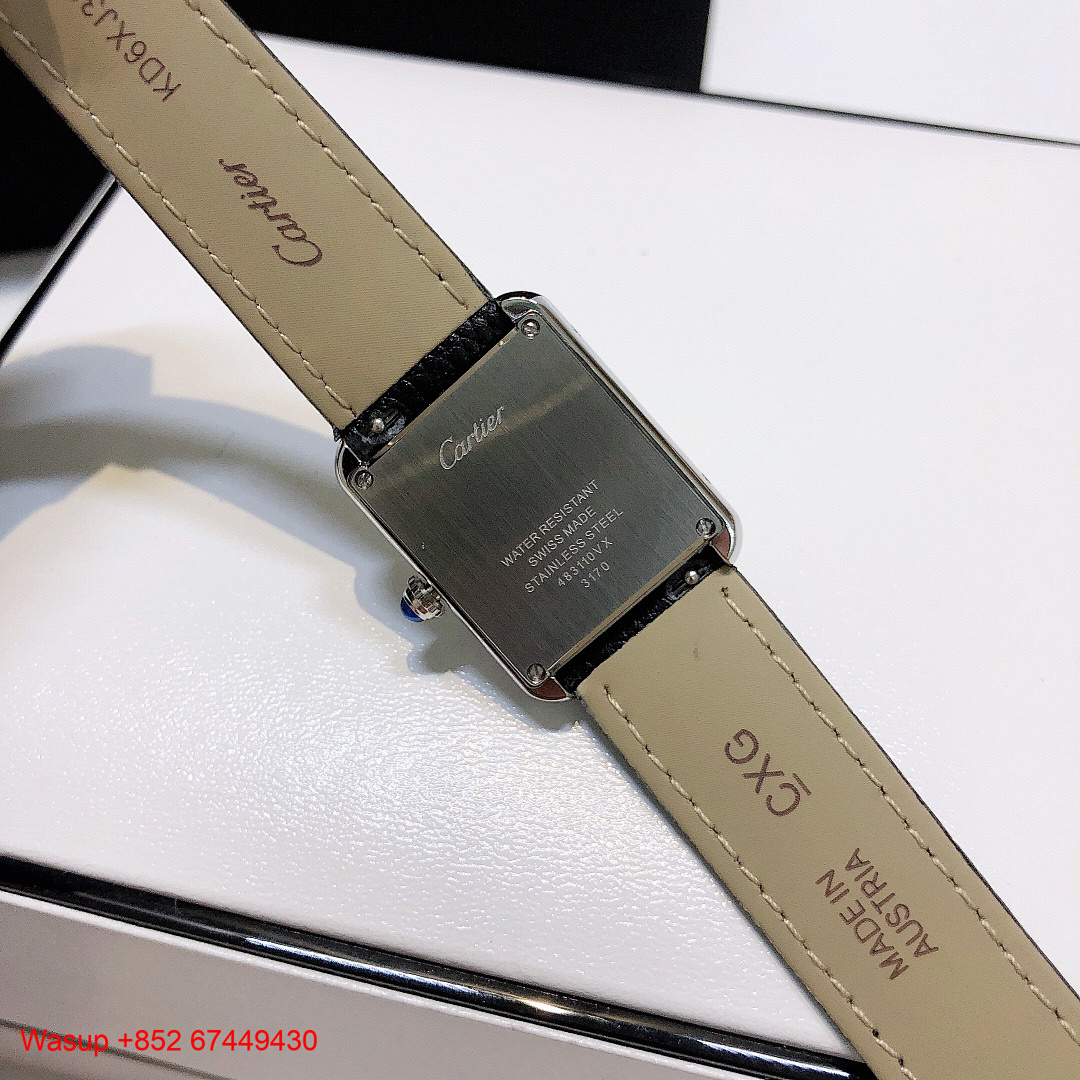 Other Cartier Tank Rose Gold Case With Diamond - Image 3